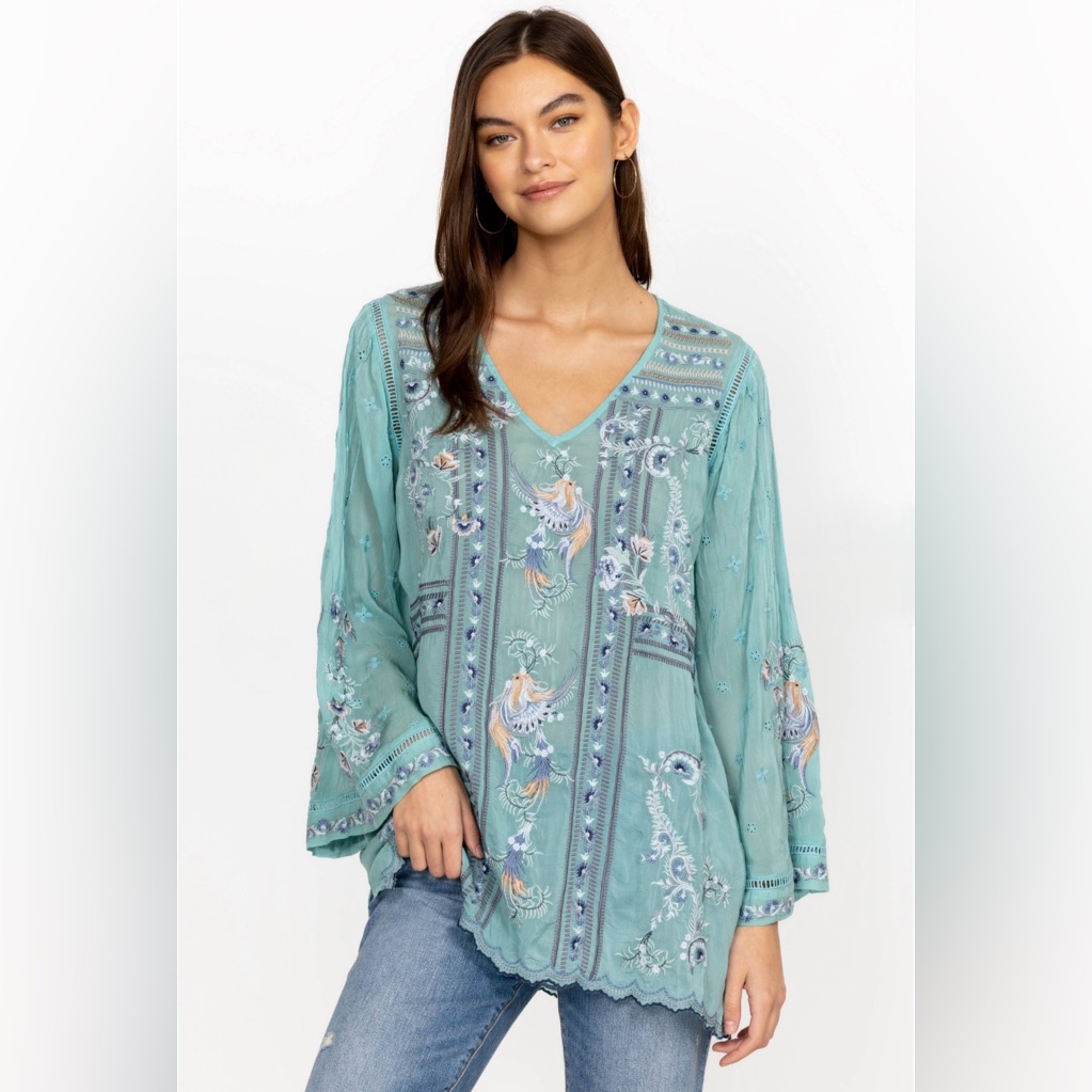 Johnny Was Halcyon Phoenix Tunic